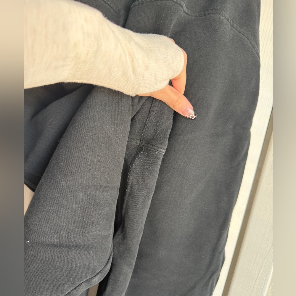 LULULEMON Scuba High-Rise Jogger Black Relaxed Oversized HR Pants W5CV9S Sz 10 - Picture 8 of 8